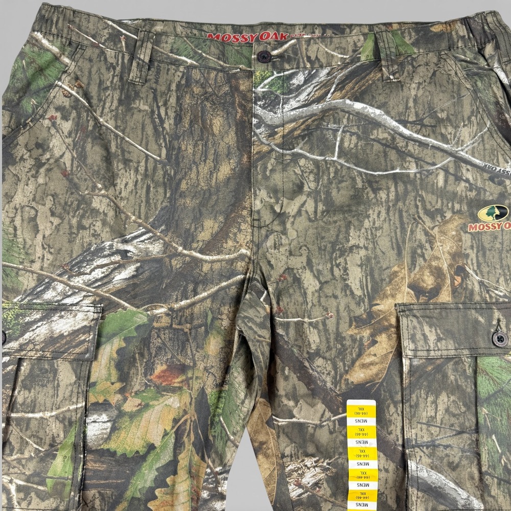 MOSSY OAK Cargo Pants Mens XXL Camo Country DNA Hunting Outdoor NWT - Picture 4 of 15